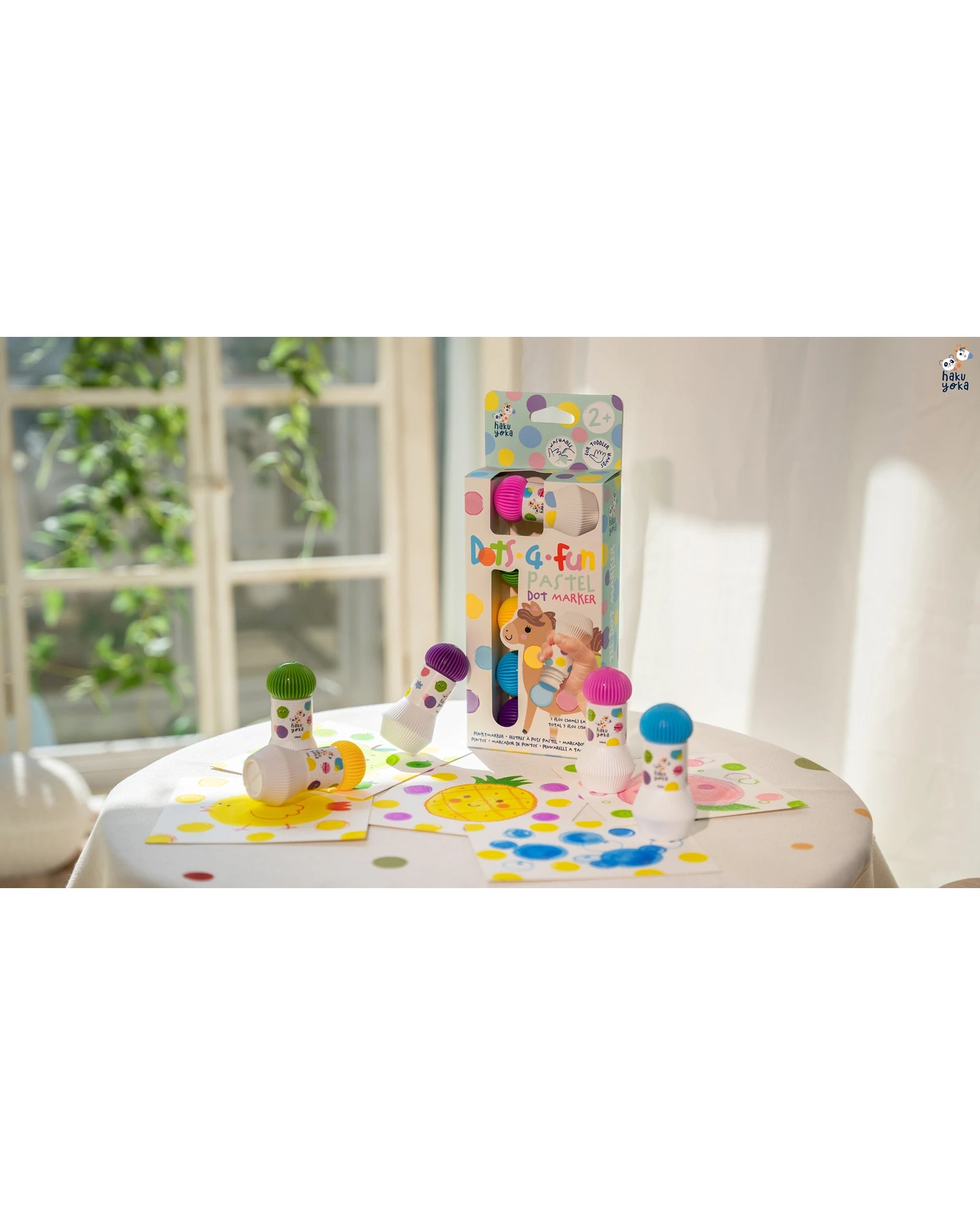Haku Yoka Dots 4 Fun Marker Pastel