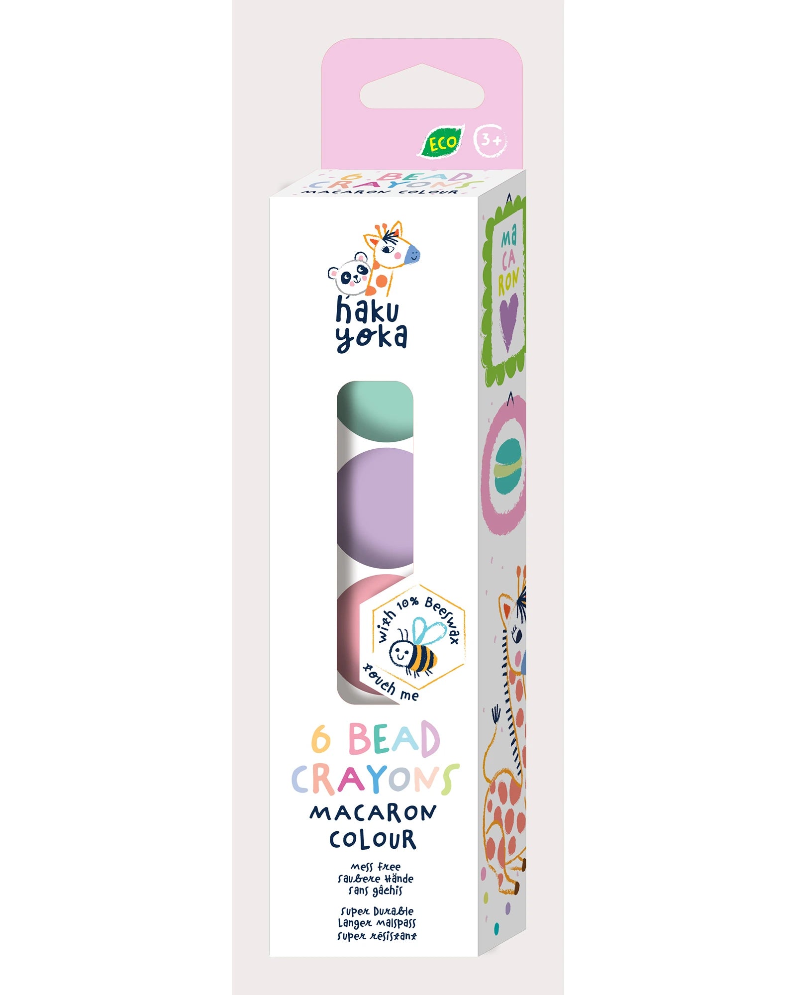Haku Yoka 6 Bead Crayons Macaron