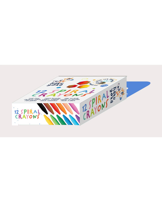 Haku Yoka 12 Spiral Crayons