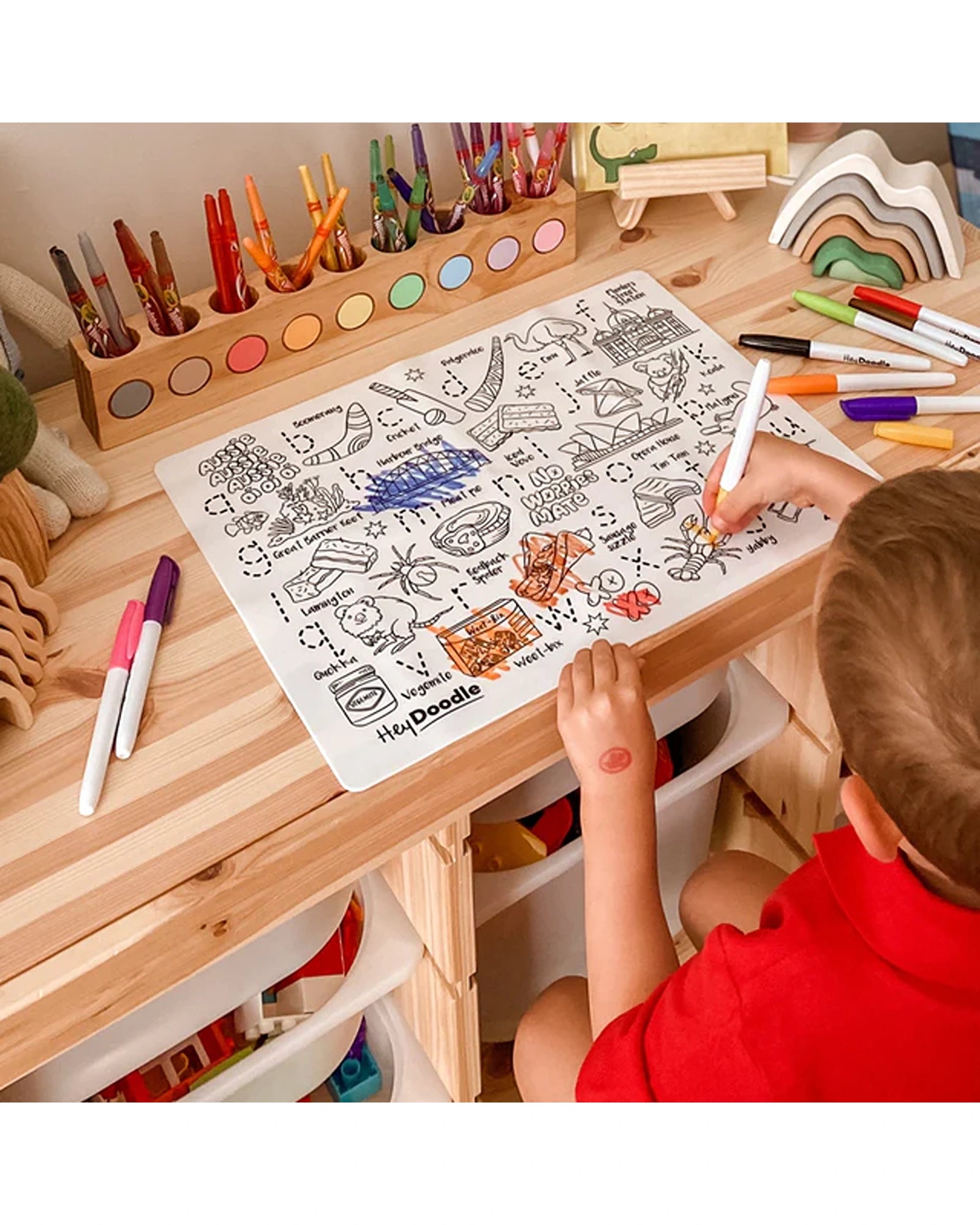 HeyDoodle Mats ABC Series All things OZ