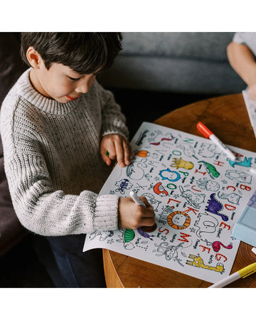 HeyDoodle Mats ABC Series Animals