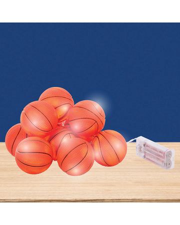 Illuminate String Lights Basketballs