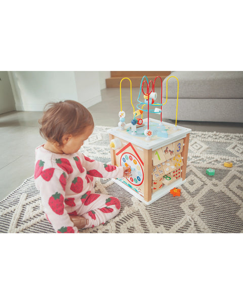 Play Cube Baby Wooden Activity Centre Toys Of Wood Oxford TOWO