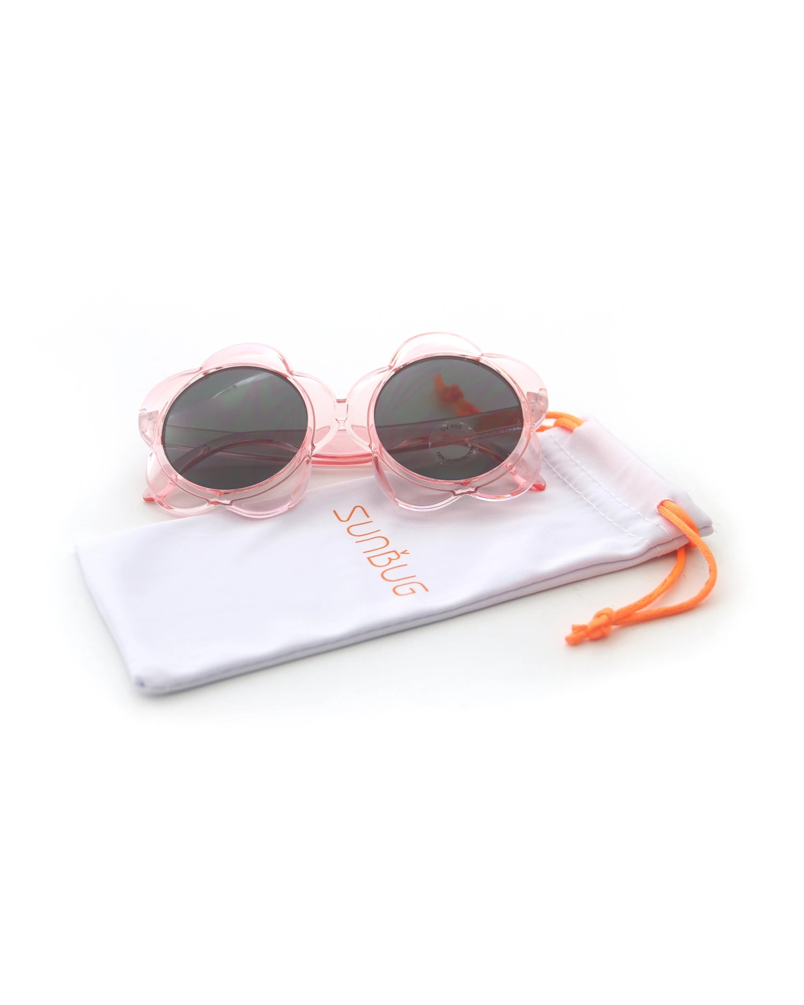 Pink Flower Sunglasses
