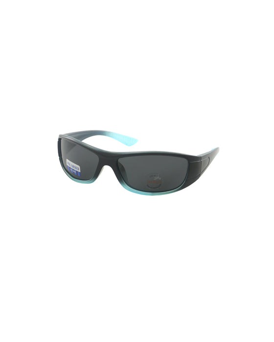 Sunbug Frosted Blue Wraps Polarised Sunglasses
