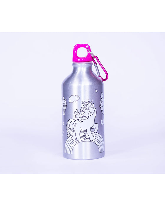 ICANDO Decorate Your Own Unicorn Water Bottle