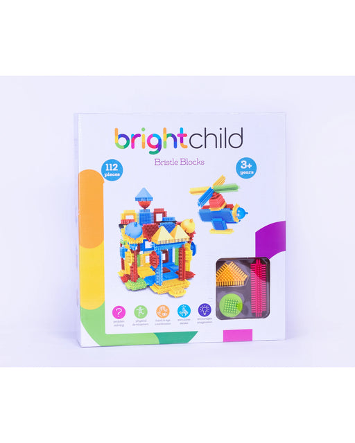 Bright Child Bristle Blocks 112 pc