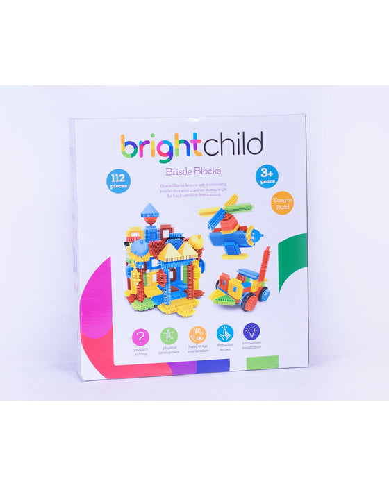 Bright Child Bristle Blocks 112 pc