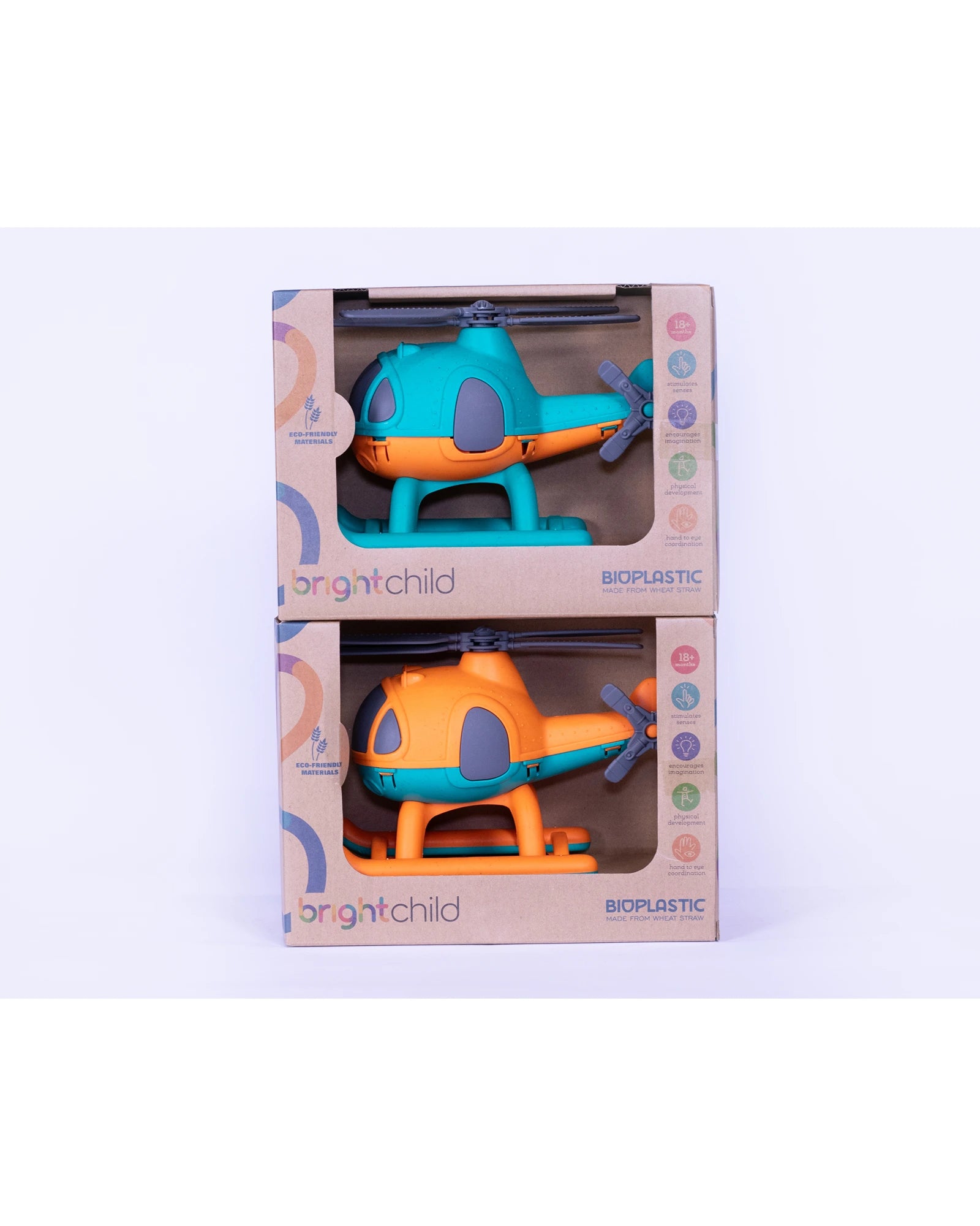 Bright Child Bioplastic Helicopter - Assorted