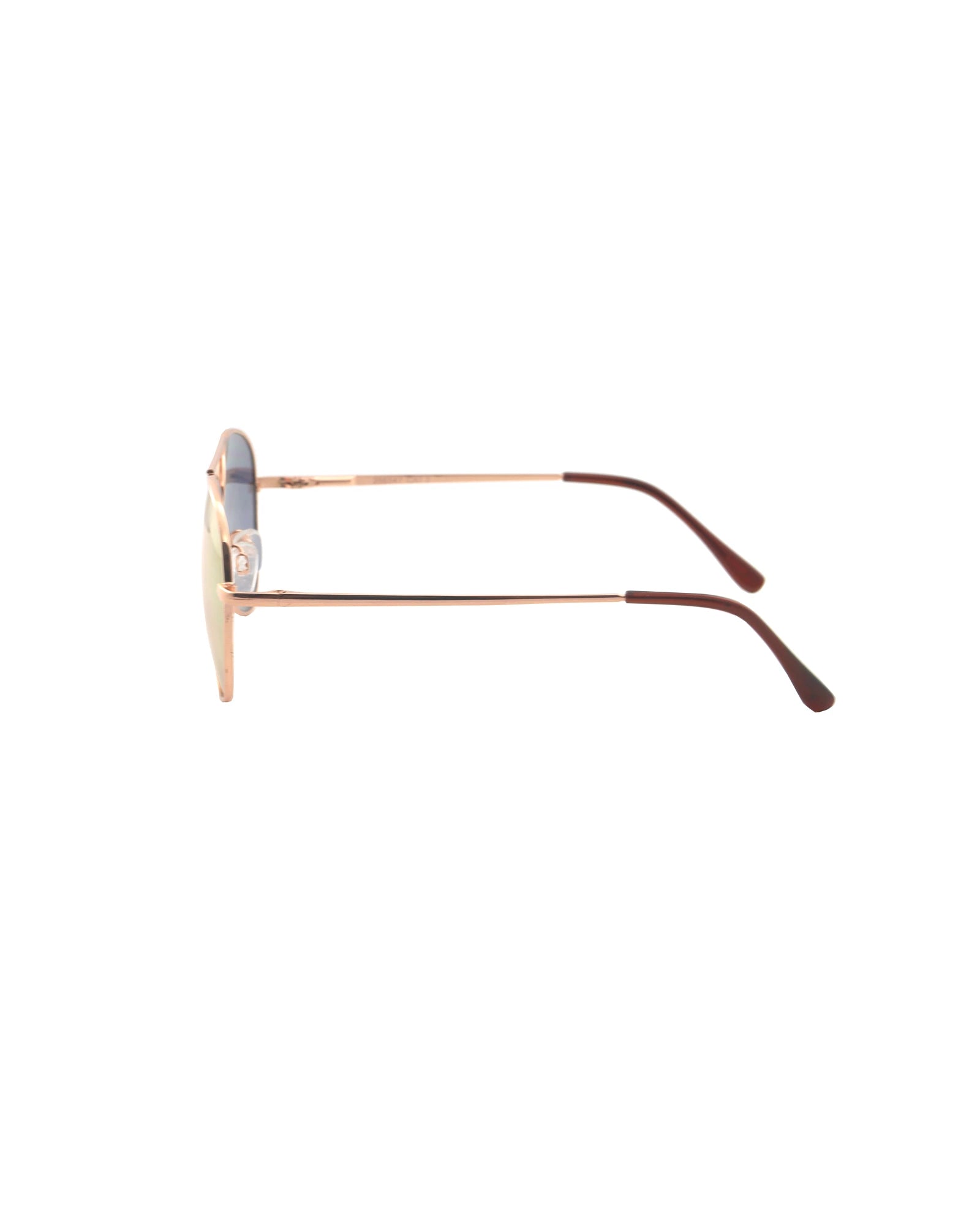 Rose Gold Pilot Sunglasses
