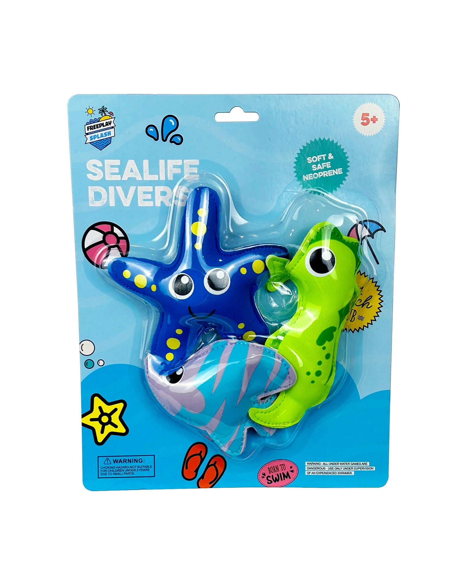 Neoprene Sealife Divers 3pk