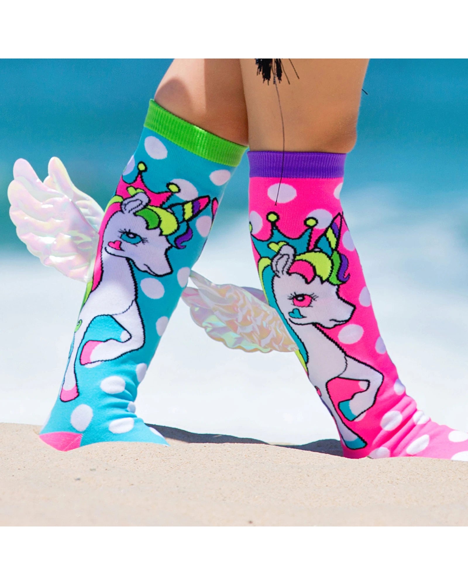 MADMIA Flying Unicorn Socks Kids & Adult