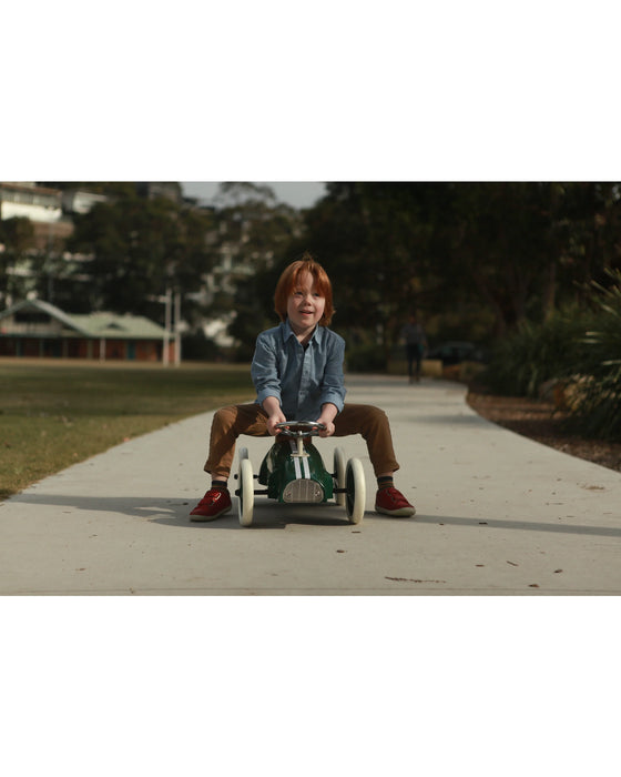 Kidstuff Dark Green Racer