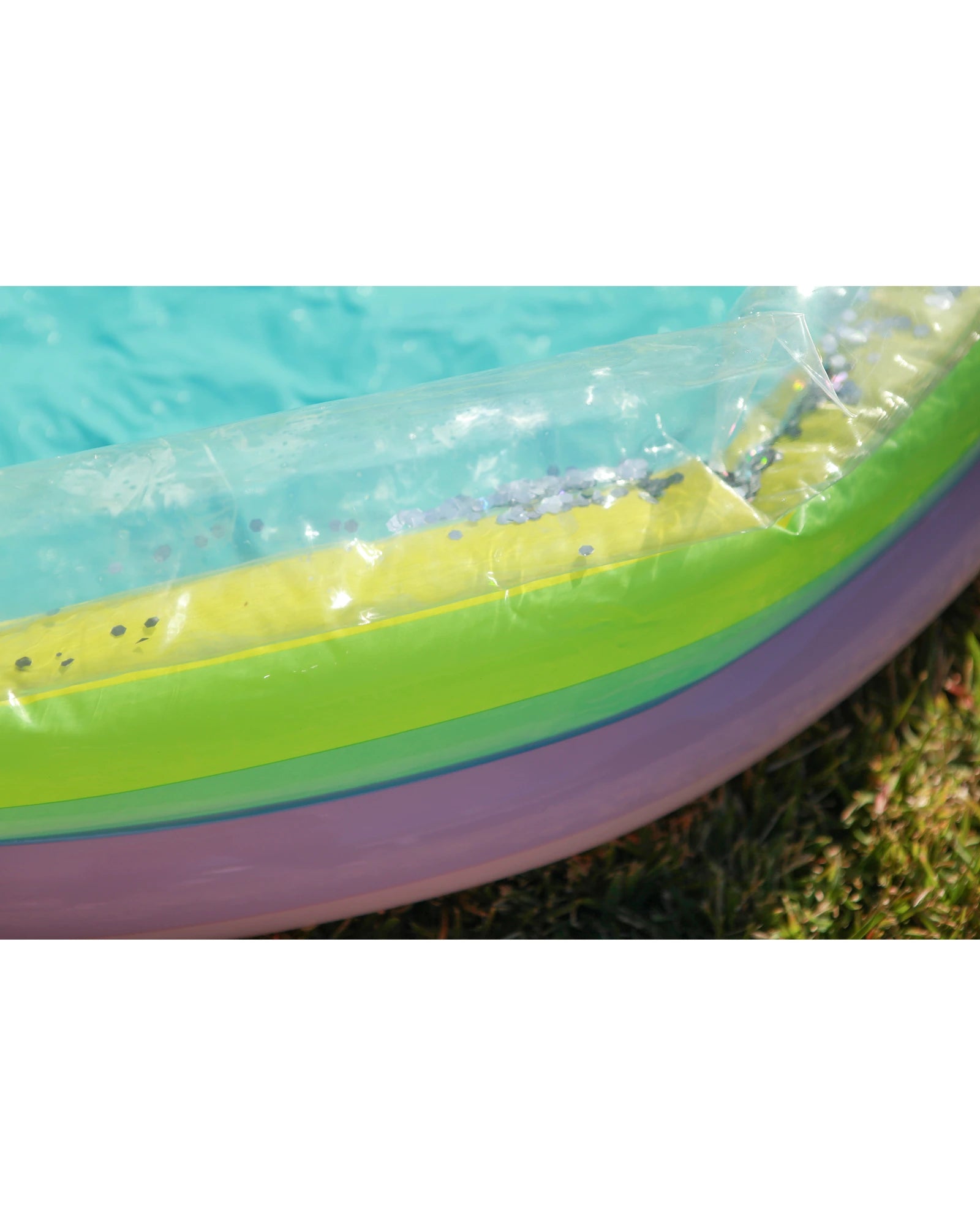 Rainbow Shimmer Ring Pool
