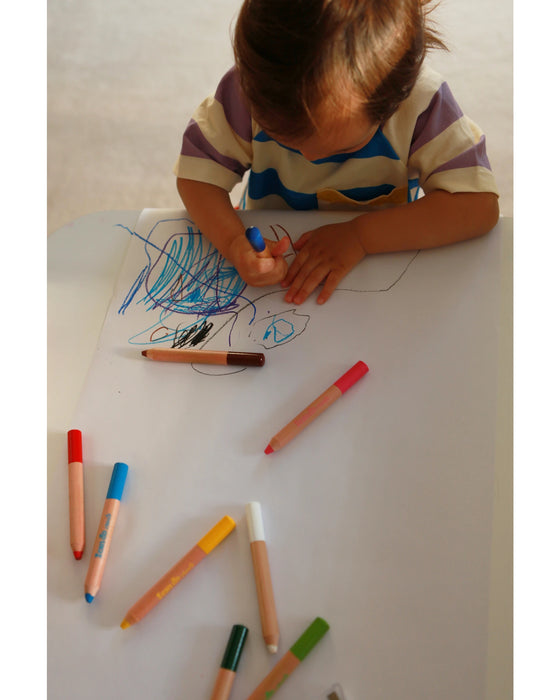 Icando Chunky Coloured Pencils 12pcs