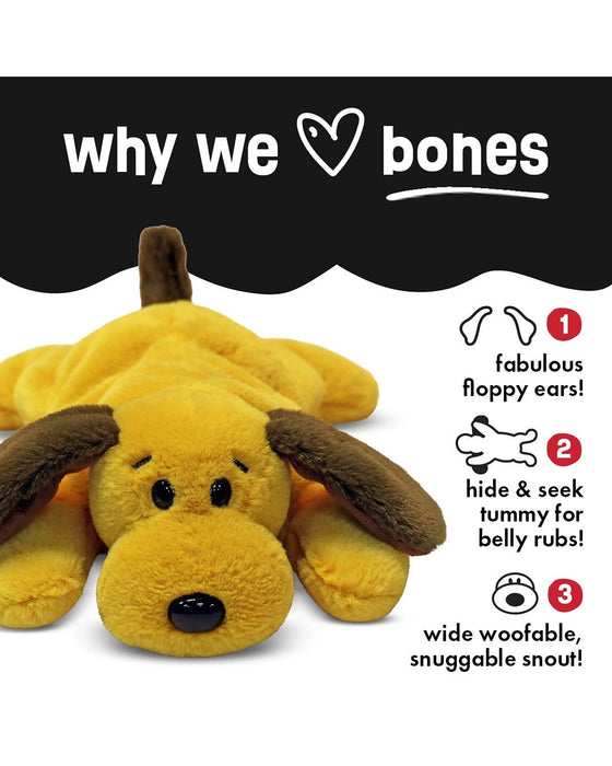 TY Beanie Babies Bones II Brown Dog