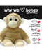 TY Beanie Babies Bongo II Monkey