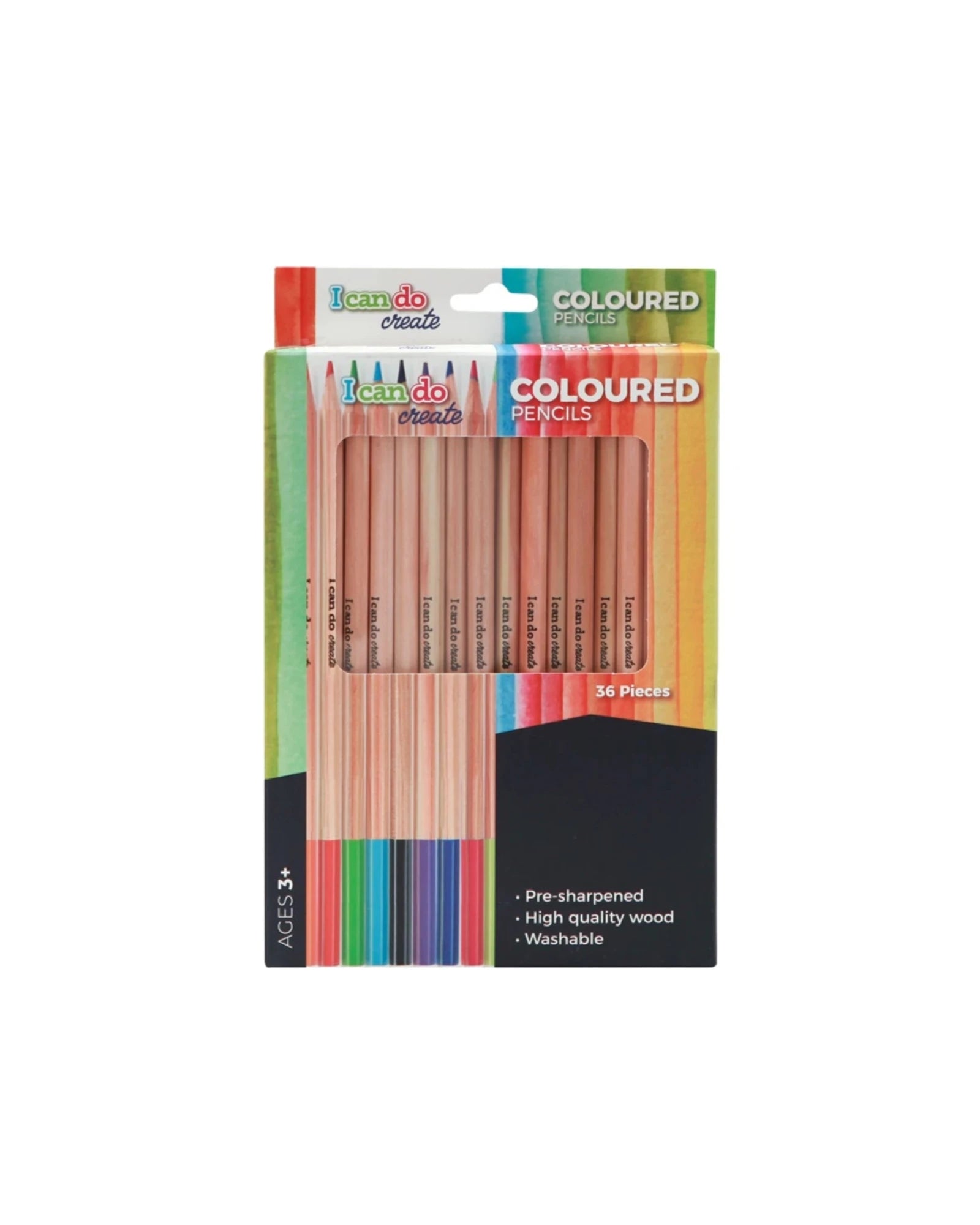 Icando Coloured Pencils 36pcs