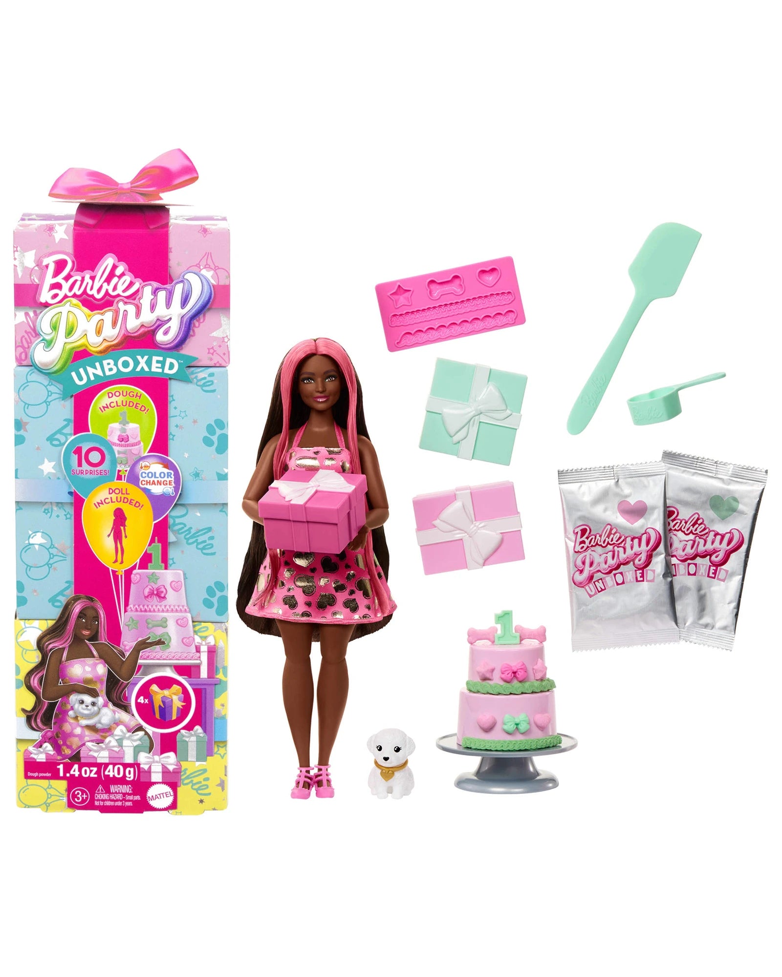 Barbie Party Unboxed Pet Birthday Series - Assorted