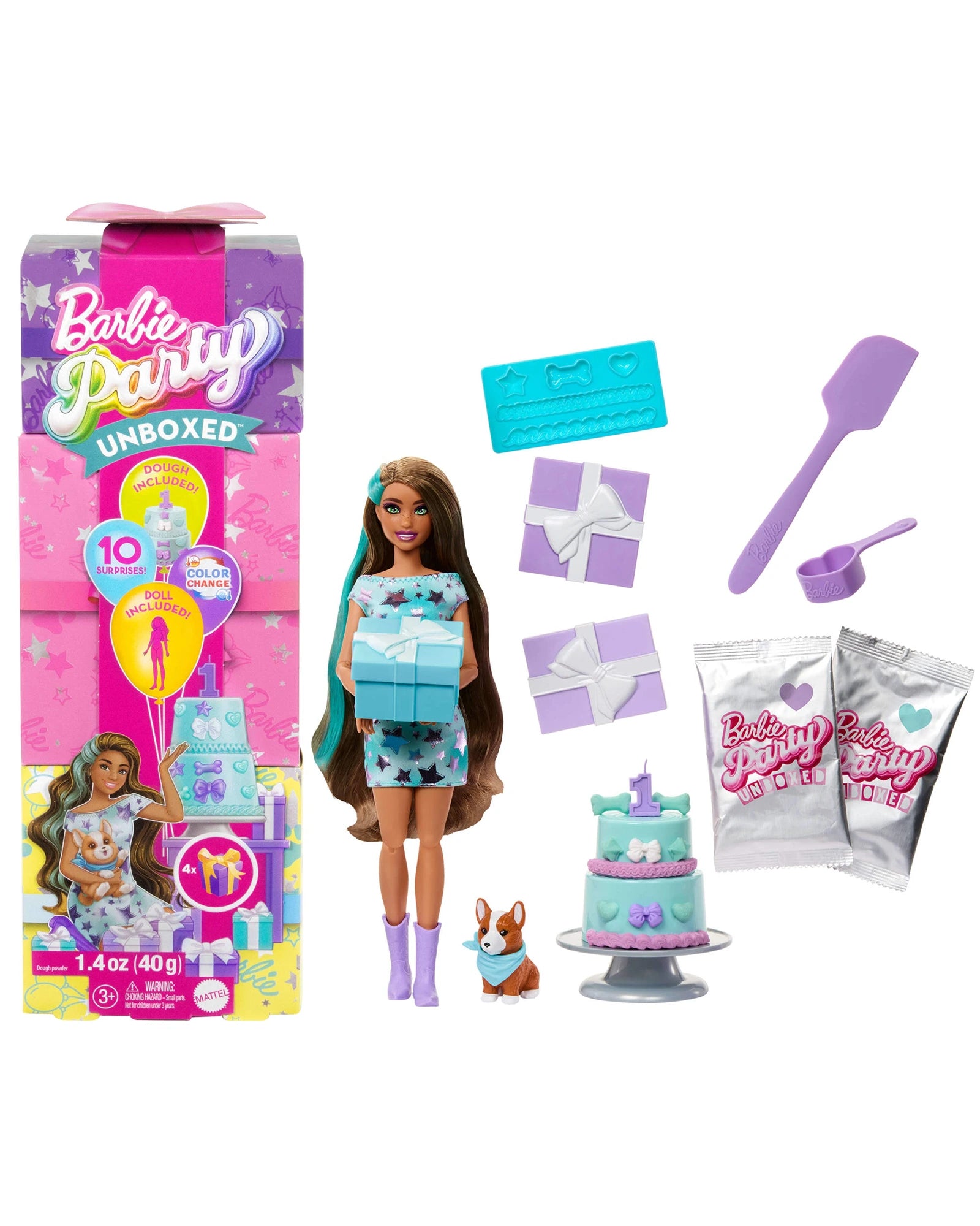 Barbie Party Unboxed Pet Birthday Series - Assorted