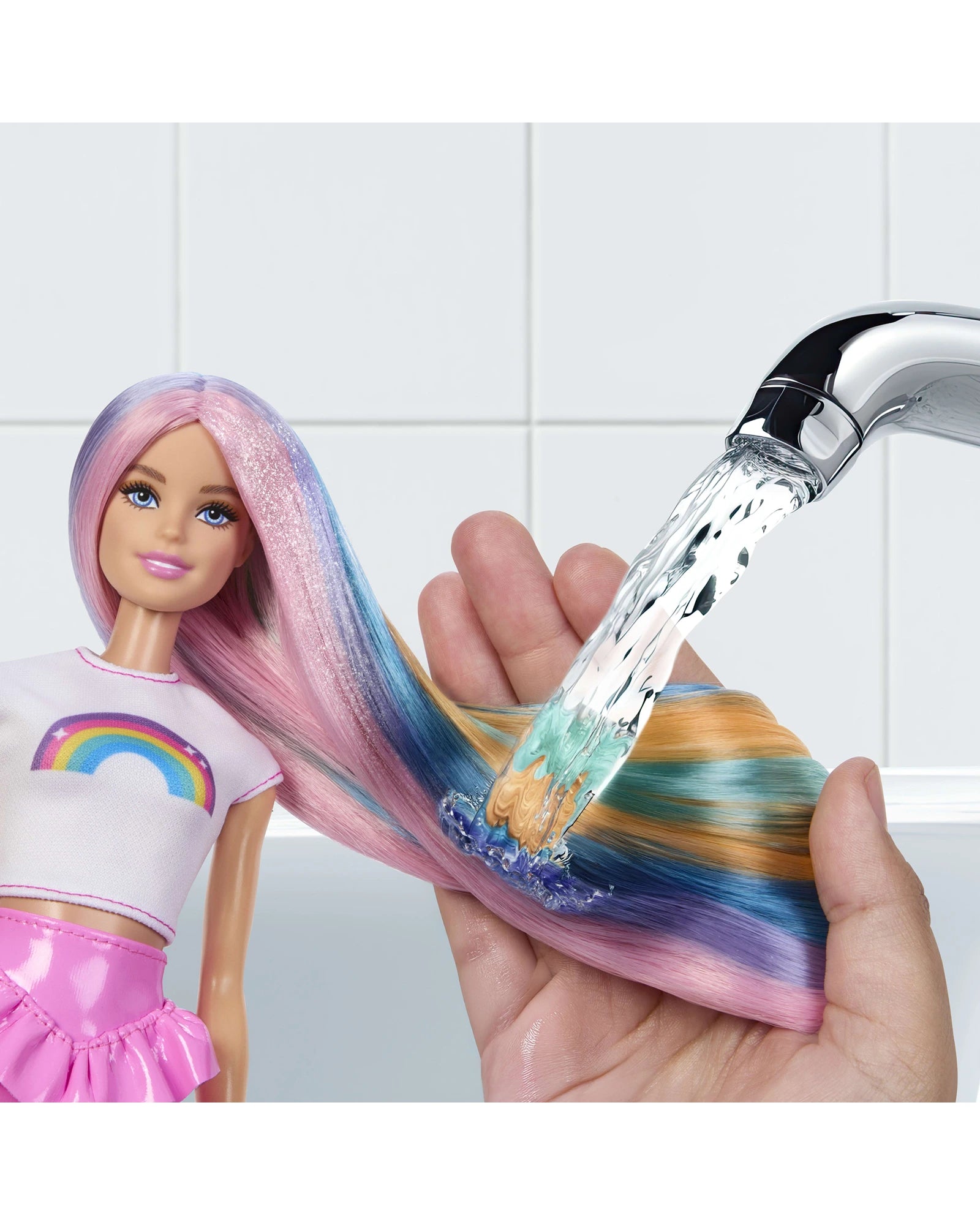 Rainbow Sparkle Hair Play