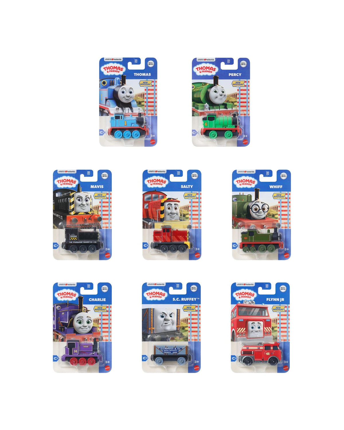 T&F Basic Diecast Engine Asst
