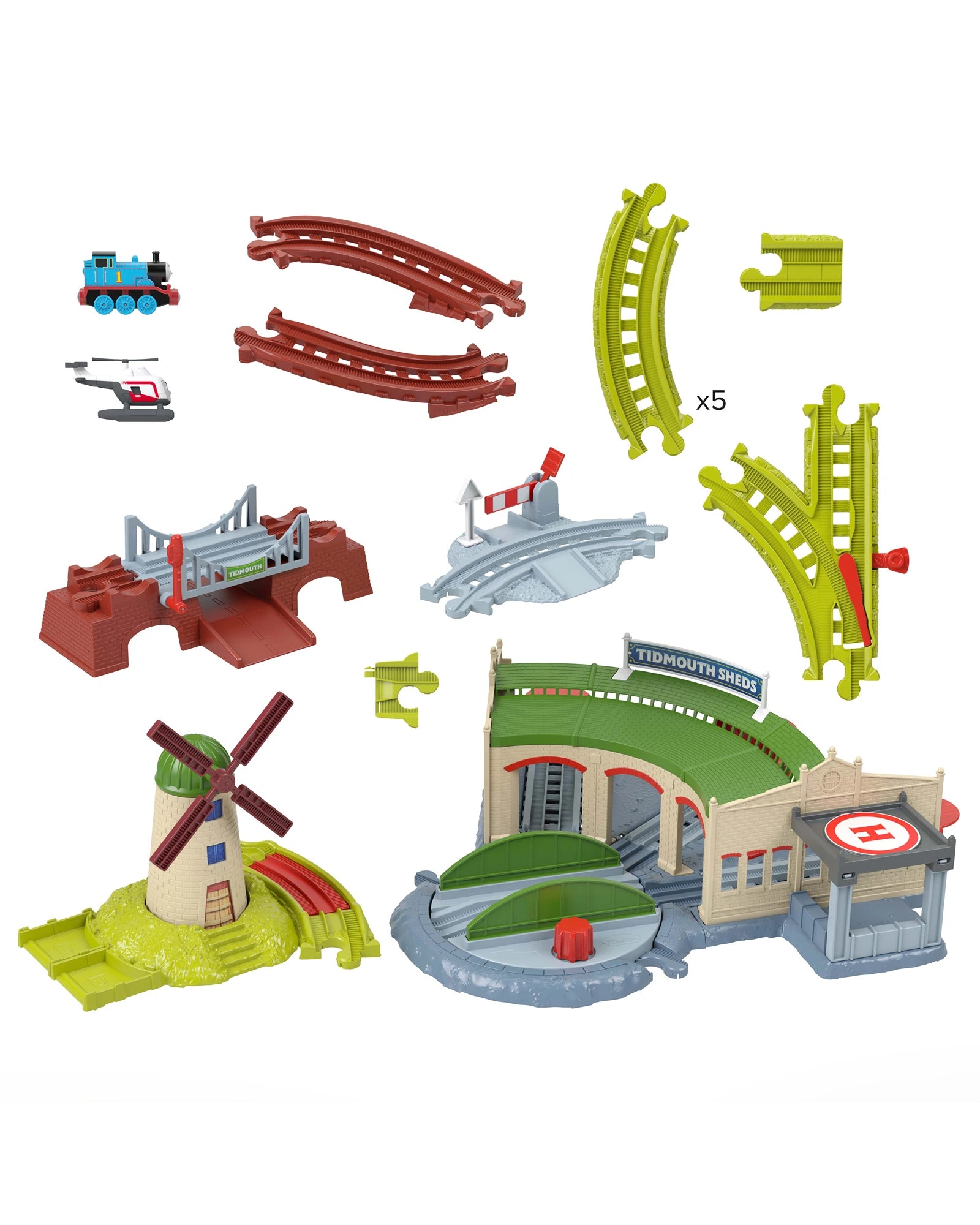 T&F Tidmouth Sheds Push-Along Trackset