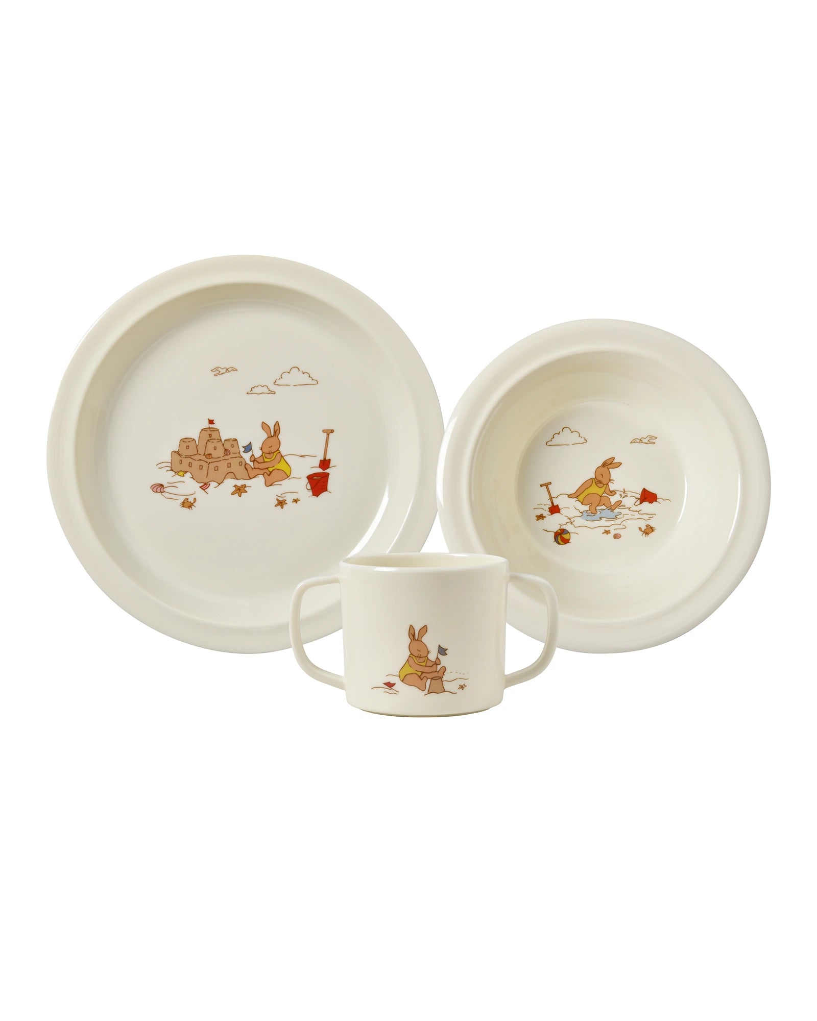 Melamine 3pc Set Natural