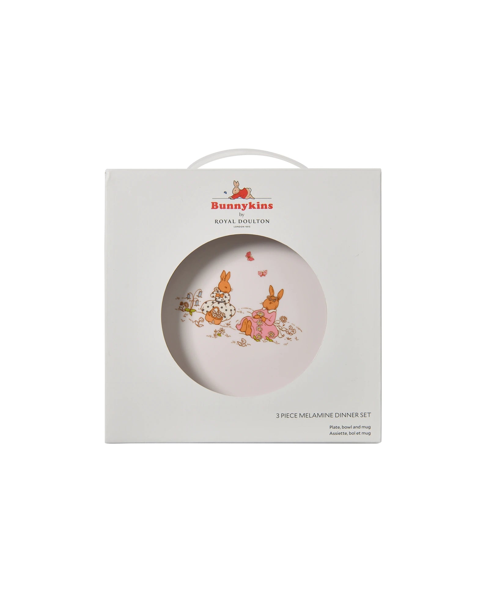 Melamine 3pc Set Pink