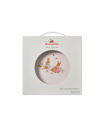 Melamine 3pc Set Pink
