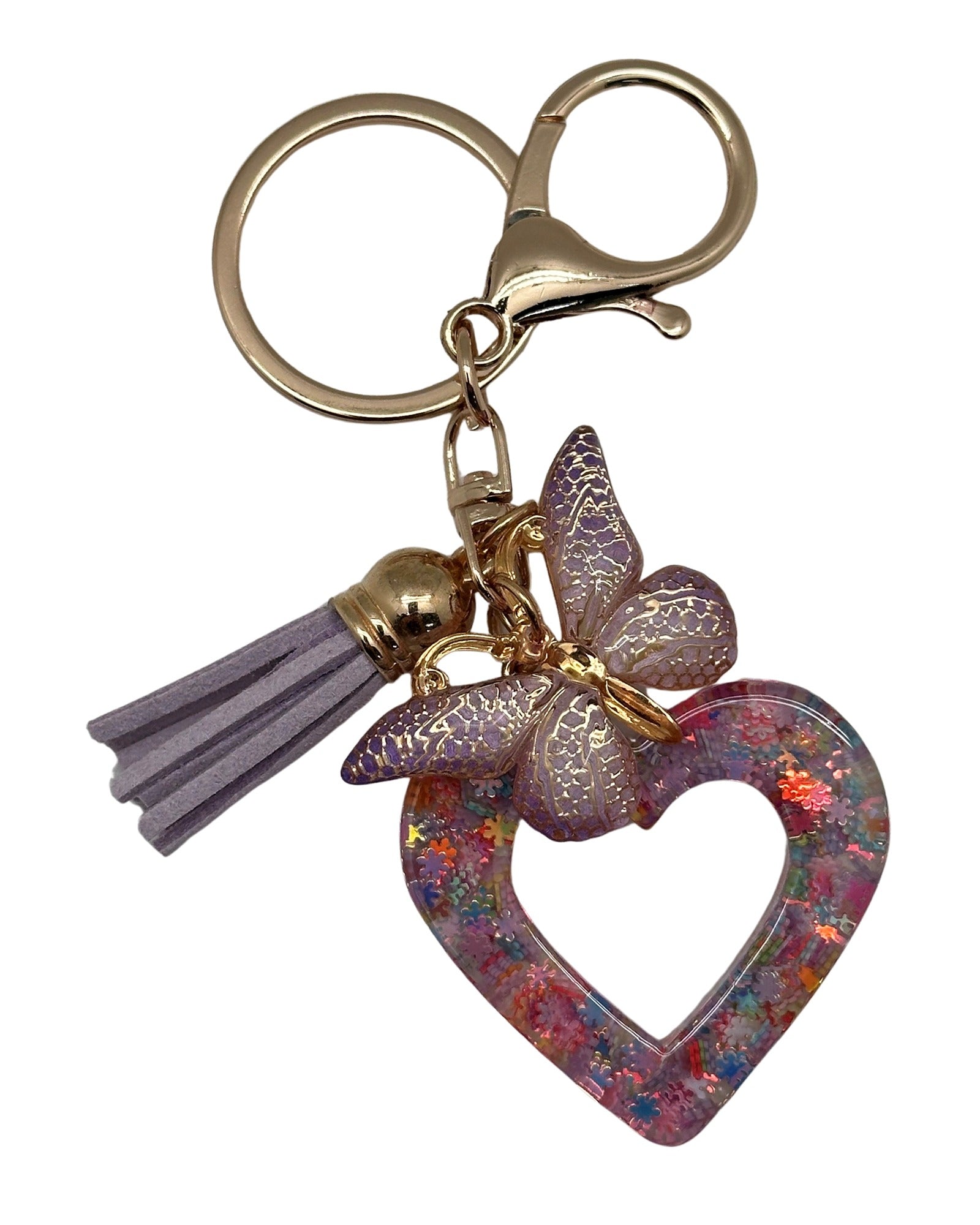 Sparkle Keyring Heart