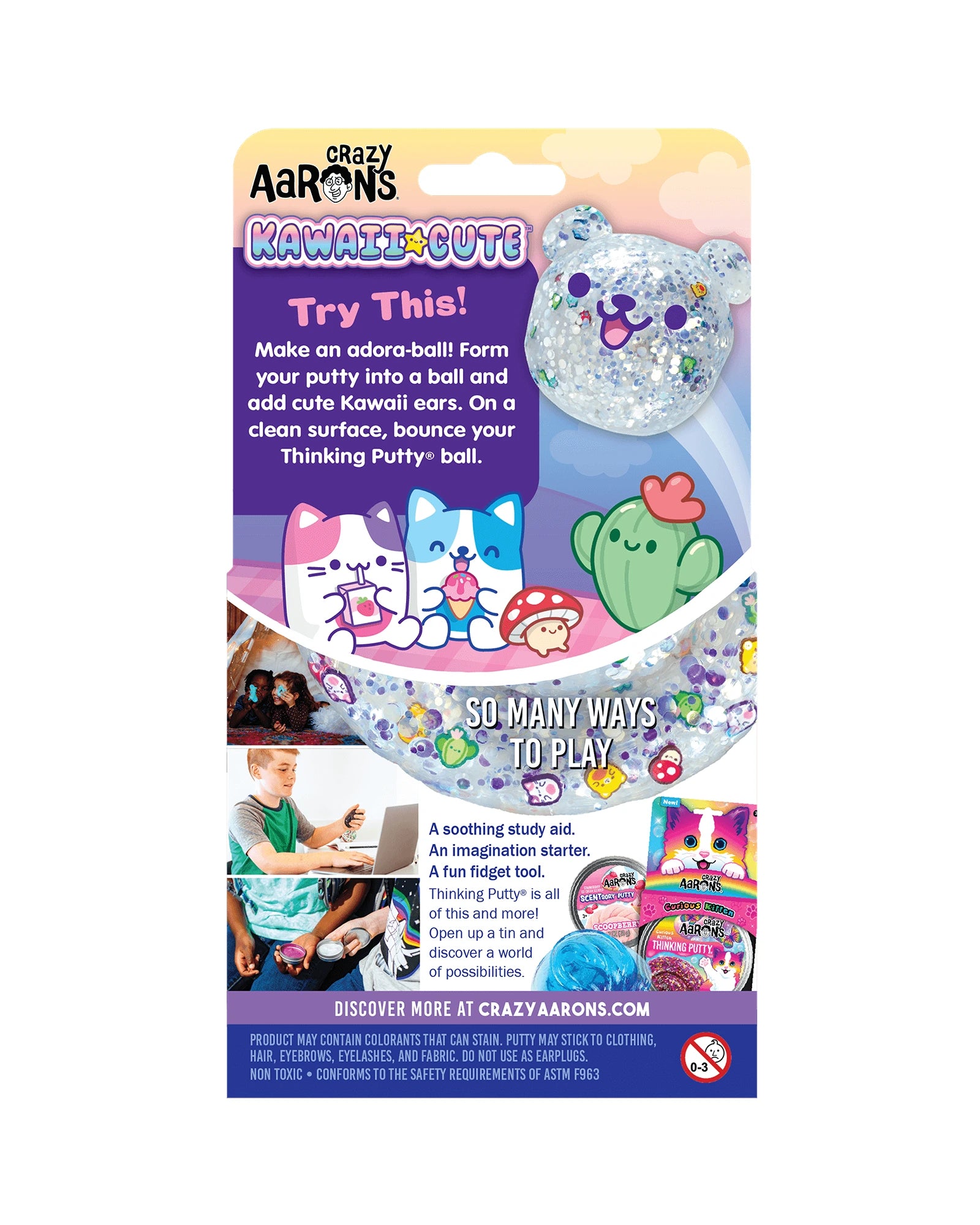 Aarons Putty 4 Inches Trendsetters Kawaii Cute