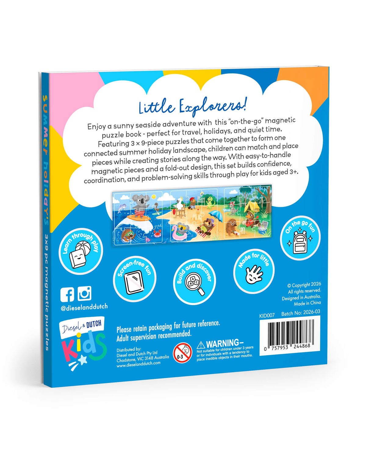 On The Go Magnetic Puzzles: Summer Holidays