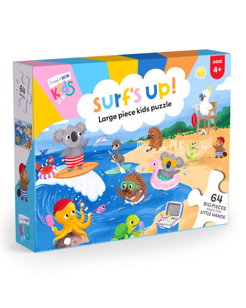 64PC Jigsaw Puzzle: Surf's Up