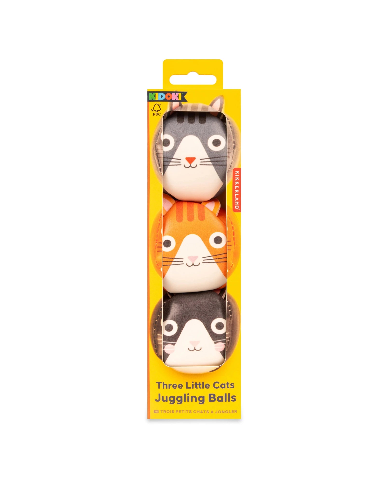 Three Cats Juggling Balls