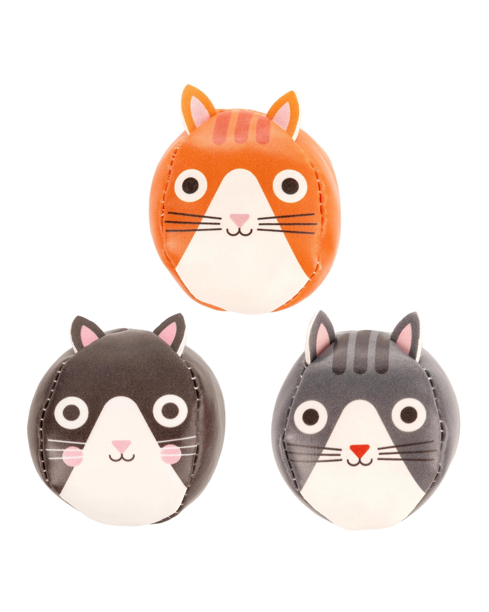 Three Cats Juggling Balls