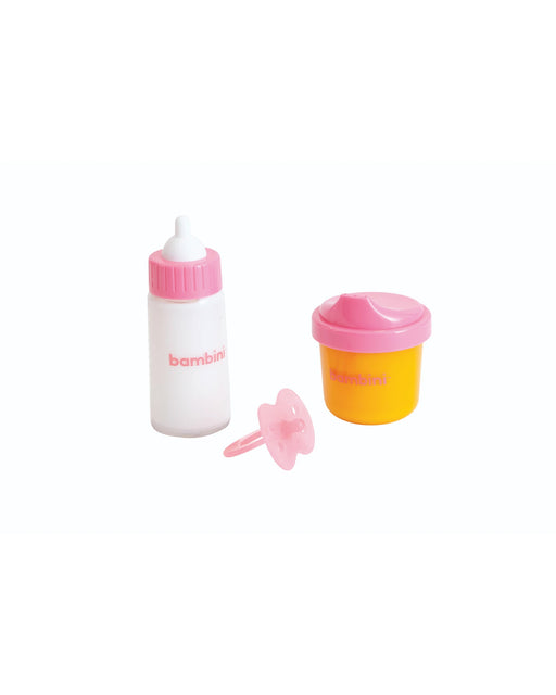 Bambini Sip and Drink Doll Bottles and Pacifier