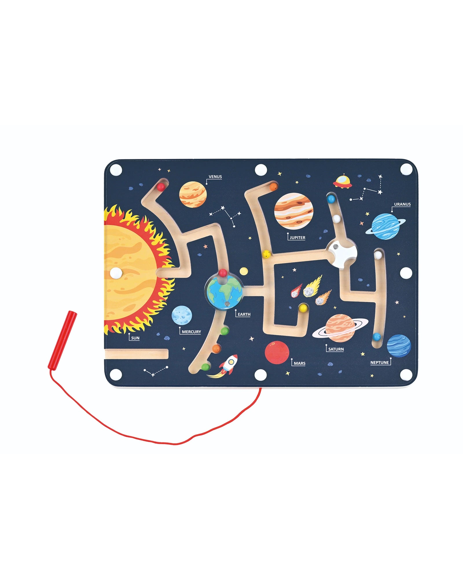 Solar System Magnetic Maze