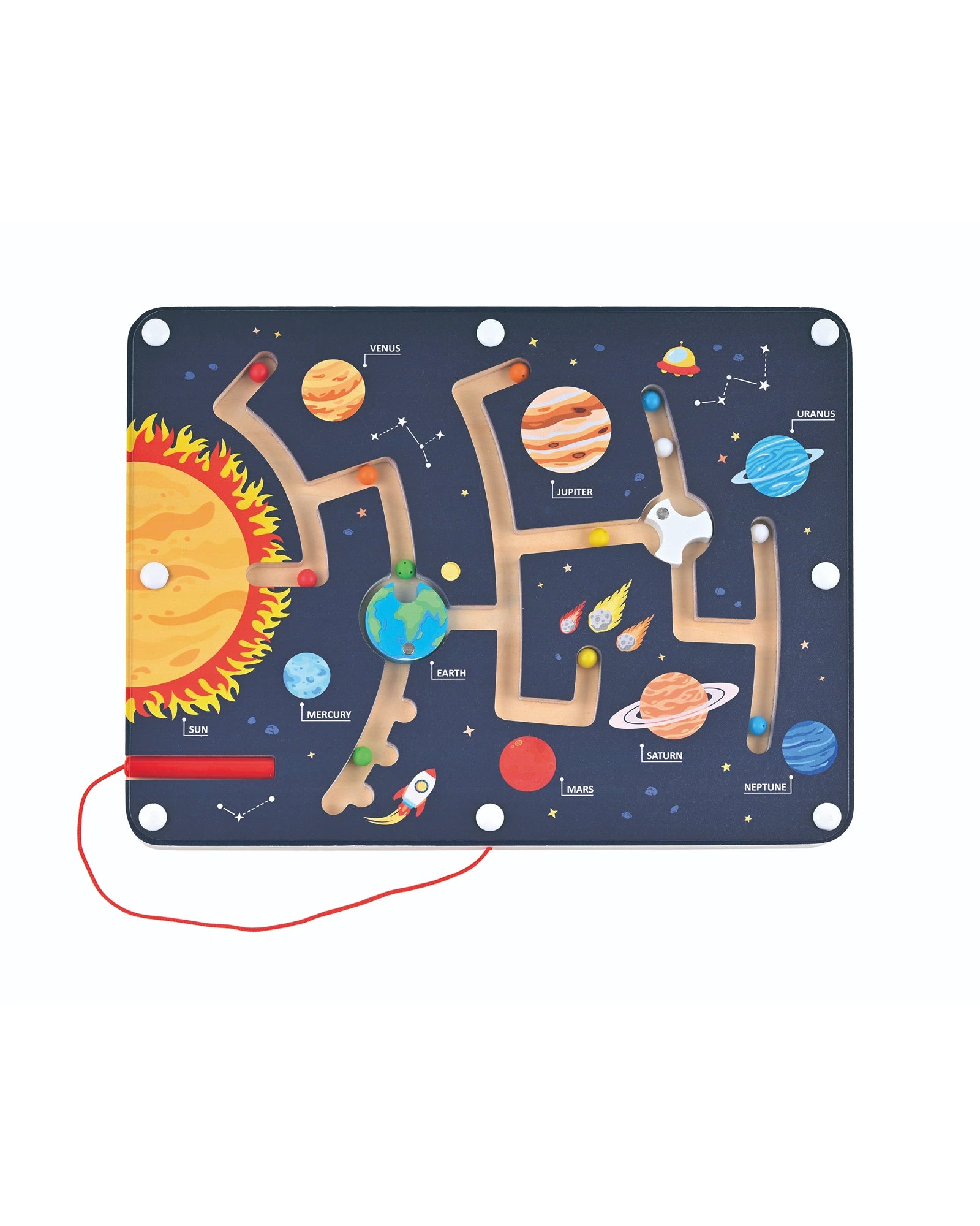 Solar System Magnetic Maze