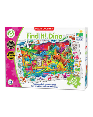 Puzzle Doubles Find It! Dinosaurs