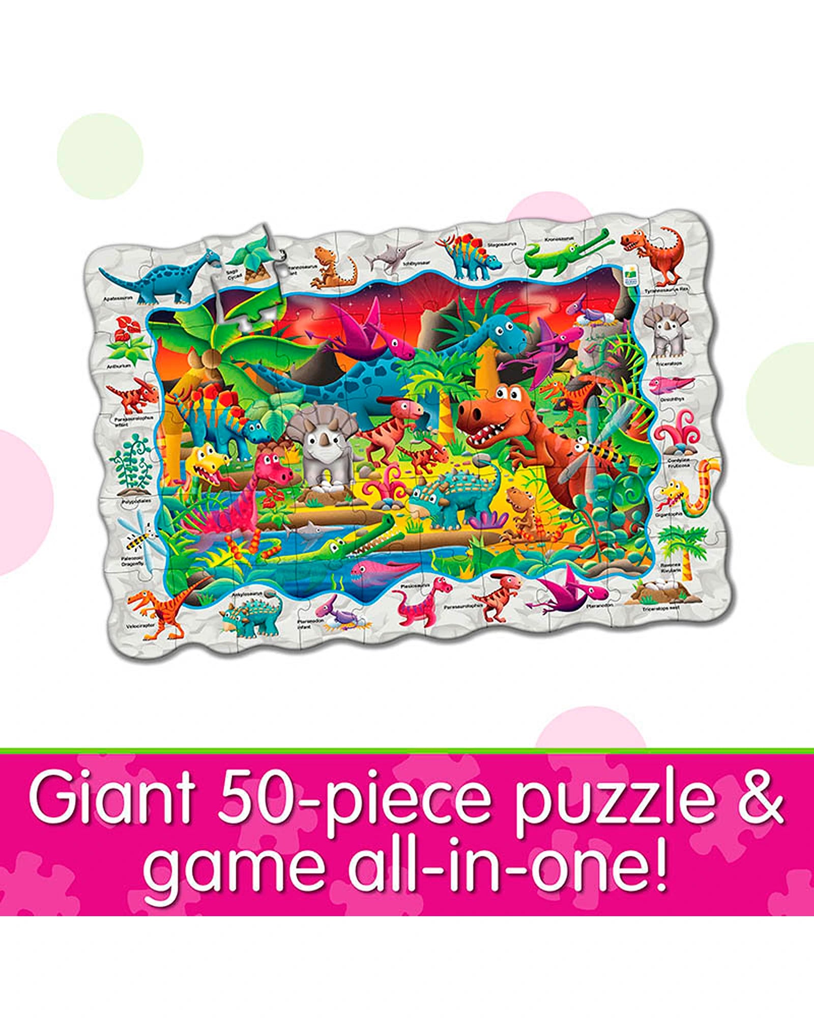 Puzzle Doubles Find It! Dinosaurs
