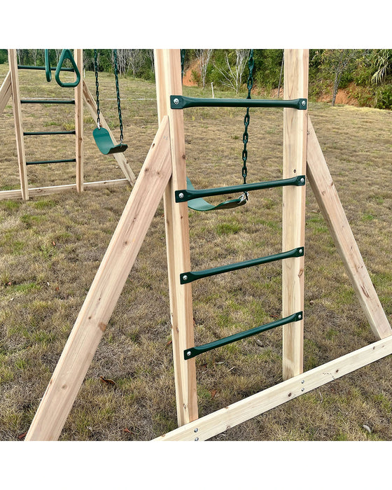 Lifespan Kids Daintree 2 in 1 Monkey Bars and Swing Set