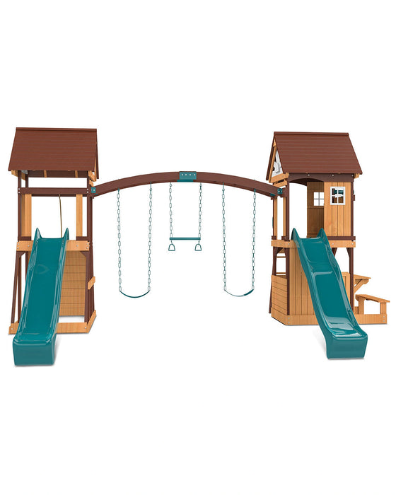 Lifespan Kids Armadale Play Centre Set with 2 x 2.2m Slides — Kidstuff
