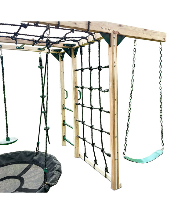 Lifespan Kids Orangutan Climbing Cube Jungle Gym Play Centre + Yellow Slide