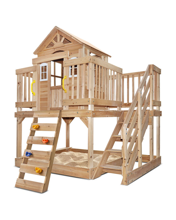 Lifespan Kids Silverton Play Centre With Rock Climbing Wall