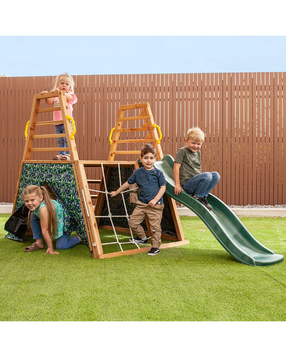 Lifespan Kids Cooper Climbing Frame with 1.8m Green Slide