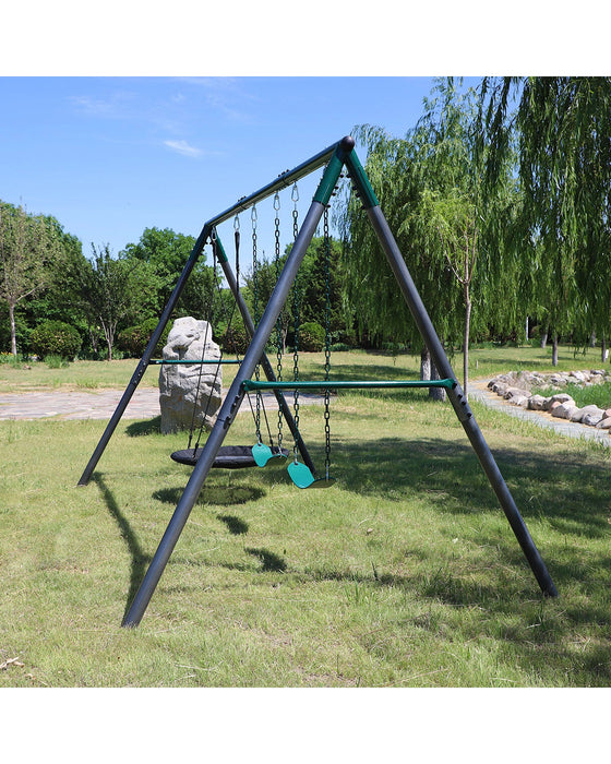 Lifespan Kids Titan Commercial Steel Swing Set