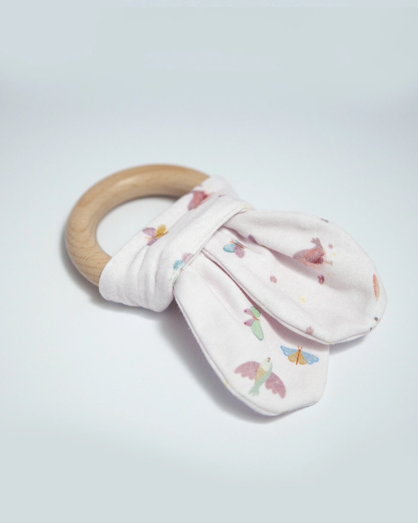 Butterfly Garden Jersey Wrap With Teether Gift Set
