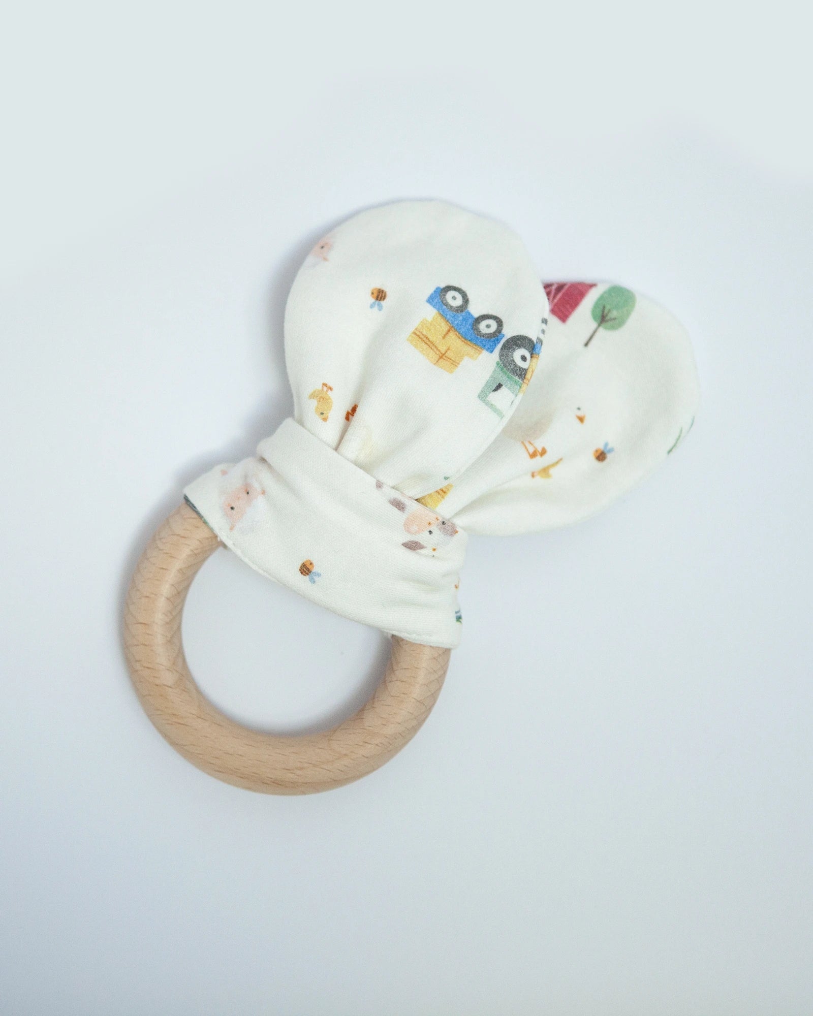 Farm Friends Jersey Wrap With Teether Gift Set
