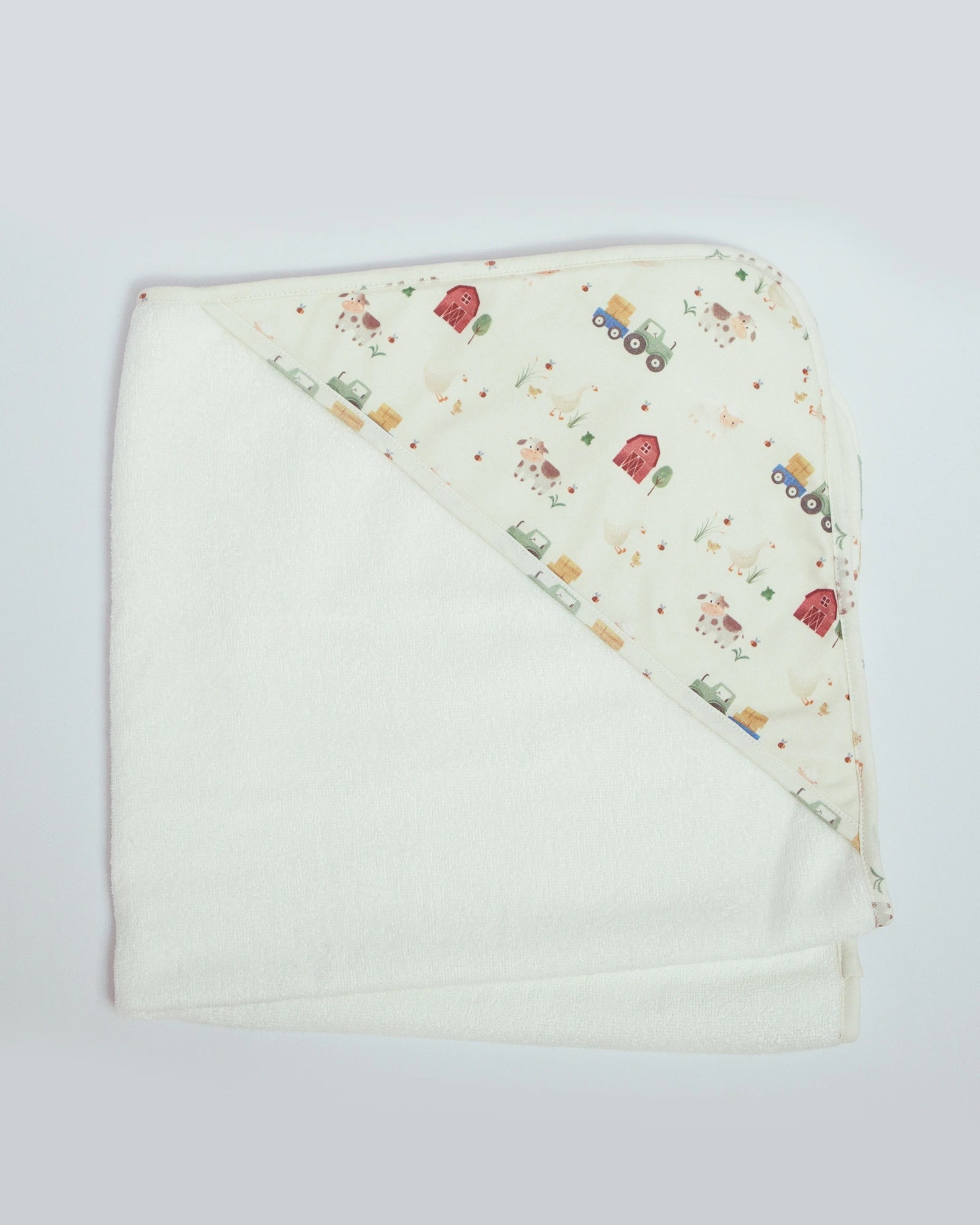 Little Stuff Farm Friends Hooded Towel